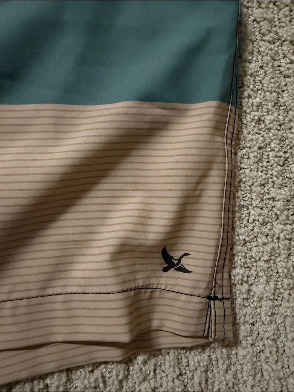 Eddie Bauer Heather Hooded Rash Guard and Swim Trunks Set  Sz M